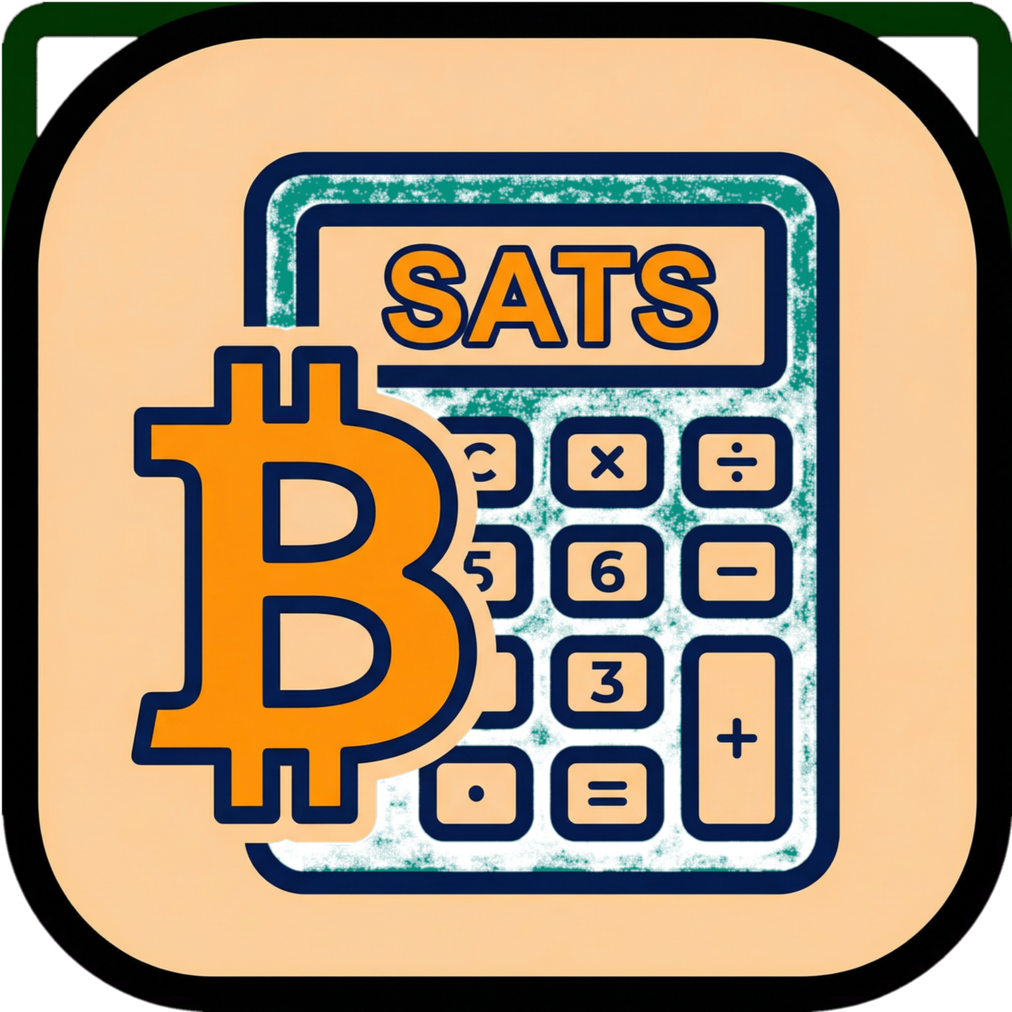 Bitcoin to Satoshis converter tool icon