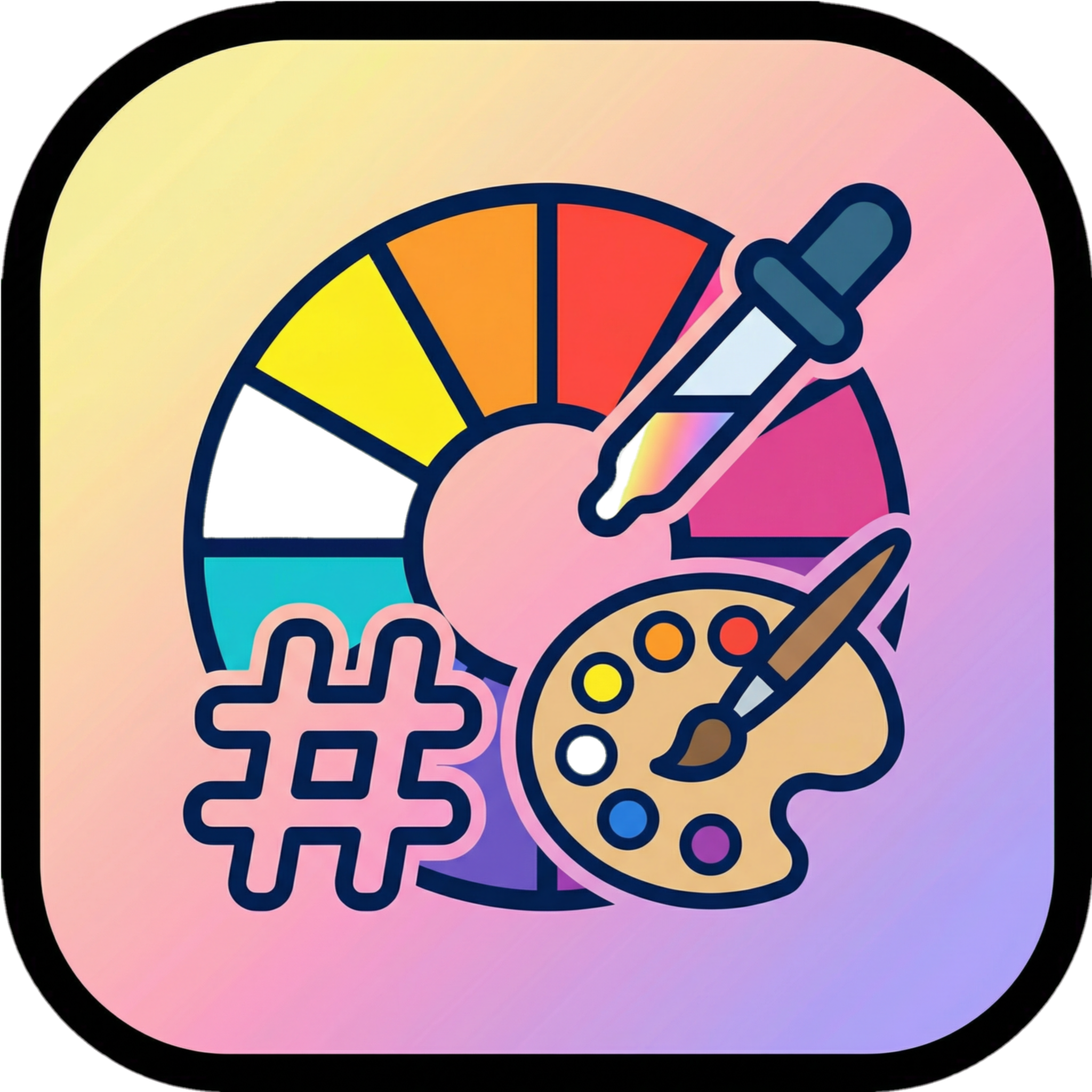 Color picker tool icon