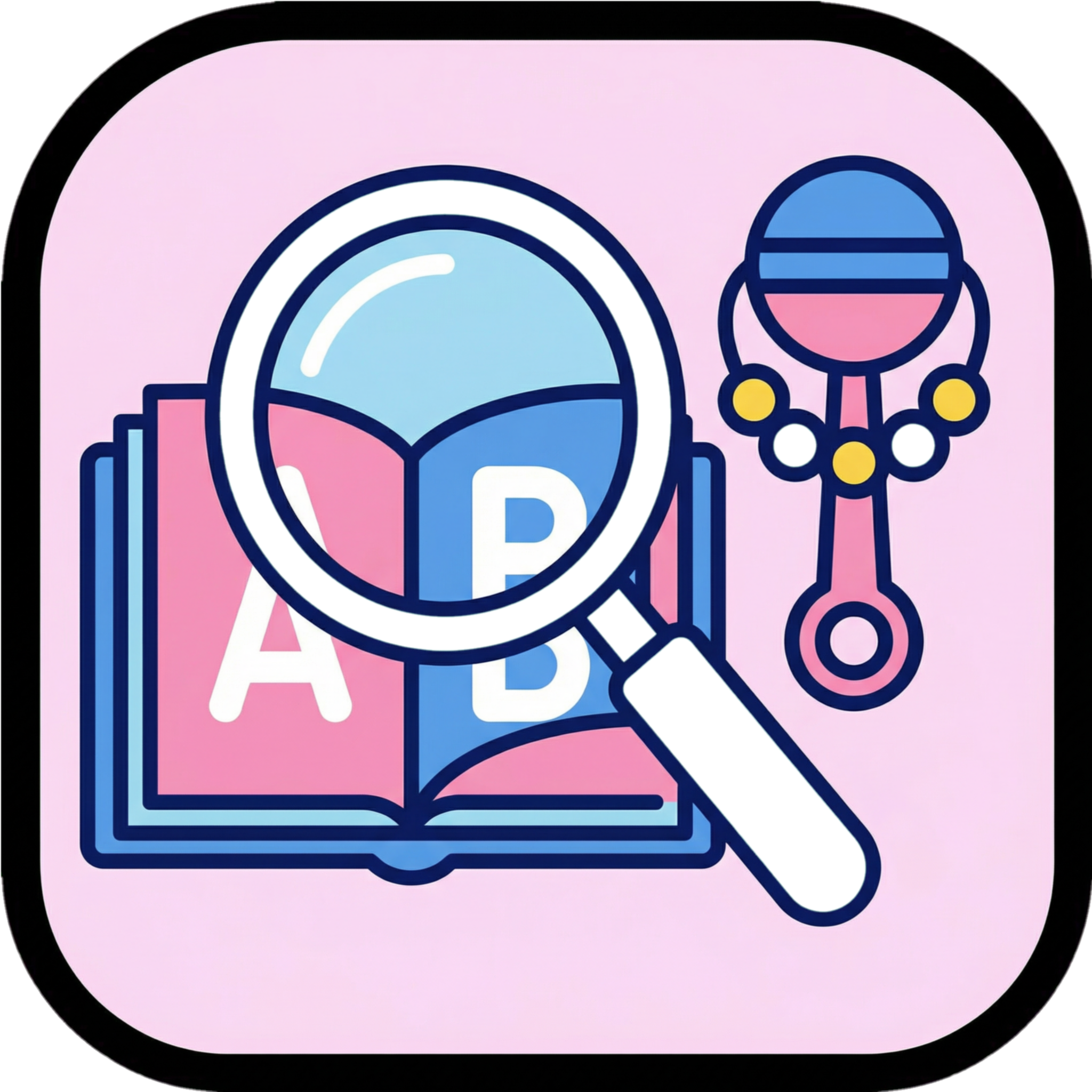 Baby name finder tool icon